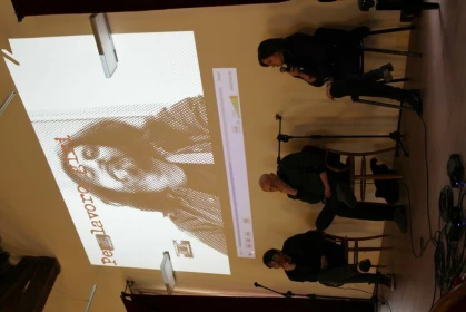 Portobello, Salvatore Mennella, Sara Colantonio e il video di Duilio Galioto (foto Roberta Barletta)