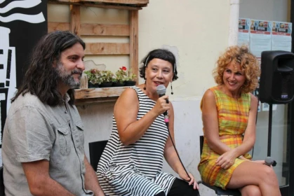 Duilio Galioto, Donatella Donati e Maria Letizia Beneduce (foto Roberta Barletta/ZWR)