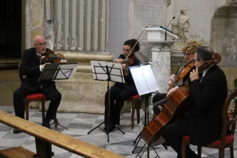 Il quartetto della Filarmonica di Civitavecchia (Foto Roberta Barletta/ZWR)