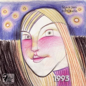 La copertina del "45 giri" di "1993", realizzata da Stefano De Fazi