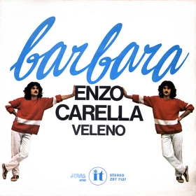 La copertina citata nella locandina è quella del 45 giri di maggior successo di Enzo Carella.