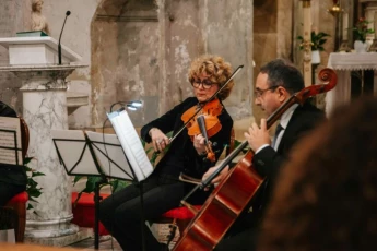 Il Quartetto della Filarmonica di Civitavecchia (Foto di Giulia Cerri)