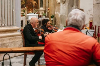 Il Quartetto della Filarmonica di Civitavecchia (Foto di Giulia Cerri)