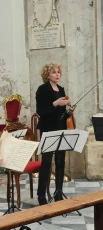 Maria Letizia Beneduce con il quartetto della Filarmonica di Civitavecchia